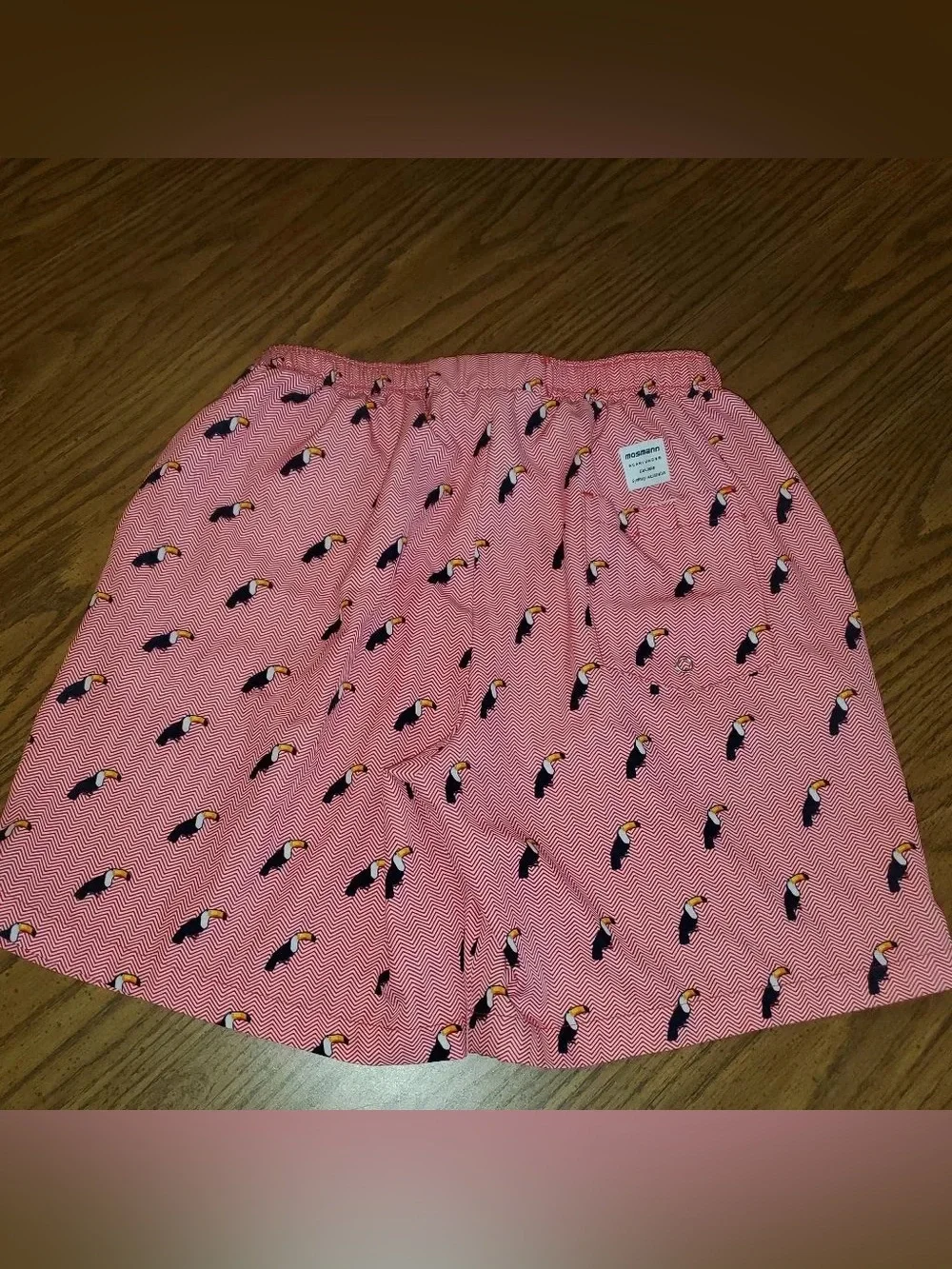 MOSMANN AUSTRALIA MENS SWIM SHORTS - TOUCAN SIZE MEDIUM
